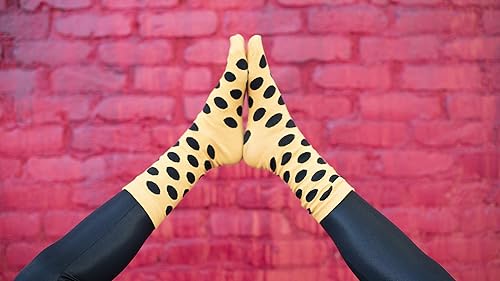 Miniatura 9 de Calcetines de vestir coloridos para hombre, calcetines divertidos estampados para hombre, paquete de 12