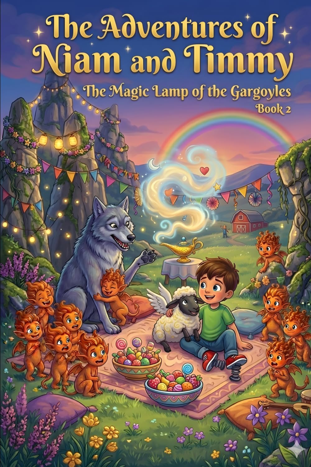 The Adventures of Niam and Timmy: The Magic Lamp of the Gargoyles - Book 2