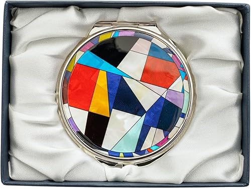 Miniatura 35 de February Mountain Espejo Compacto de Nácar – Doble Magnificación Regalo para Mujeres, Mamá, Hermana – Idea de Cumpleaños o Navidad (1, Heritage