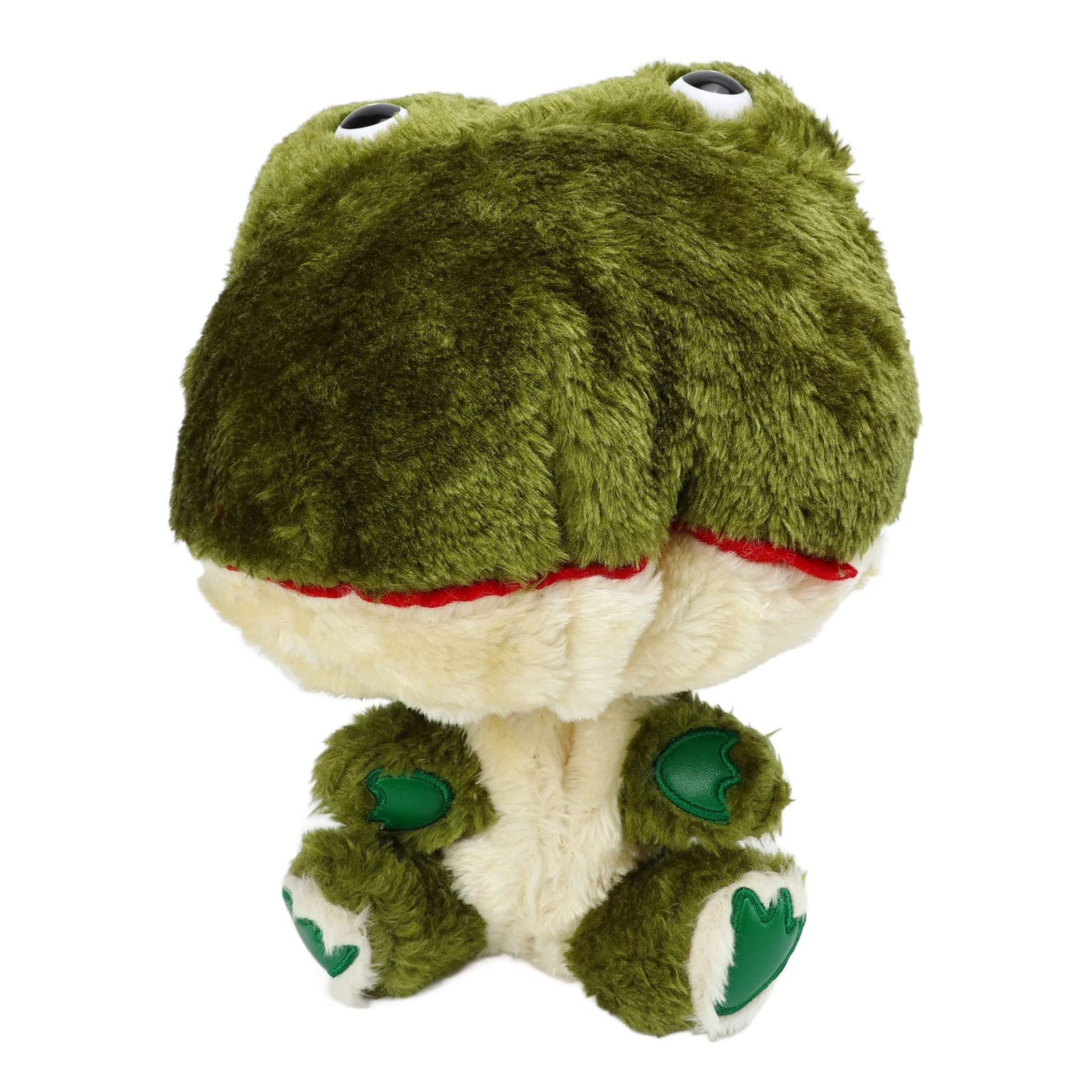 Housse de tête de Golf en Peluche pour Driver, protège-Club sans Fil à l’effigie d’Une Adorable Grenouille de Dessin animé, Doublure Douce et Clip intégré pour Un Maintien sûr,