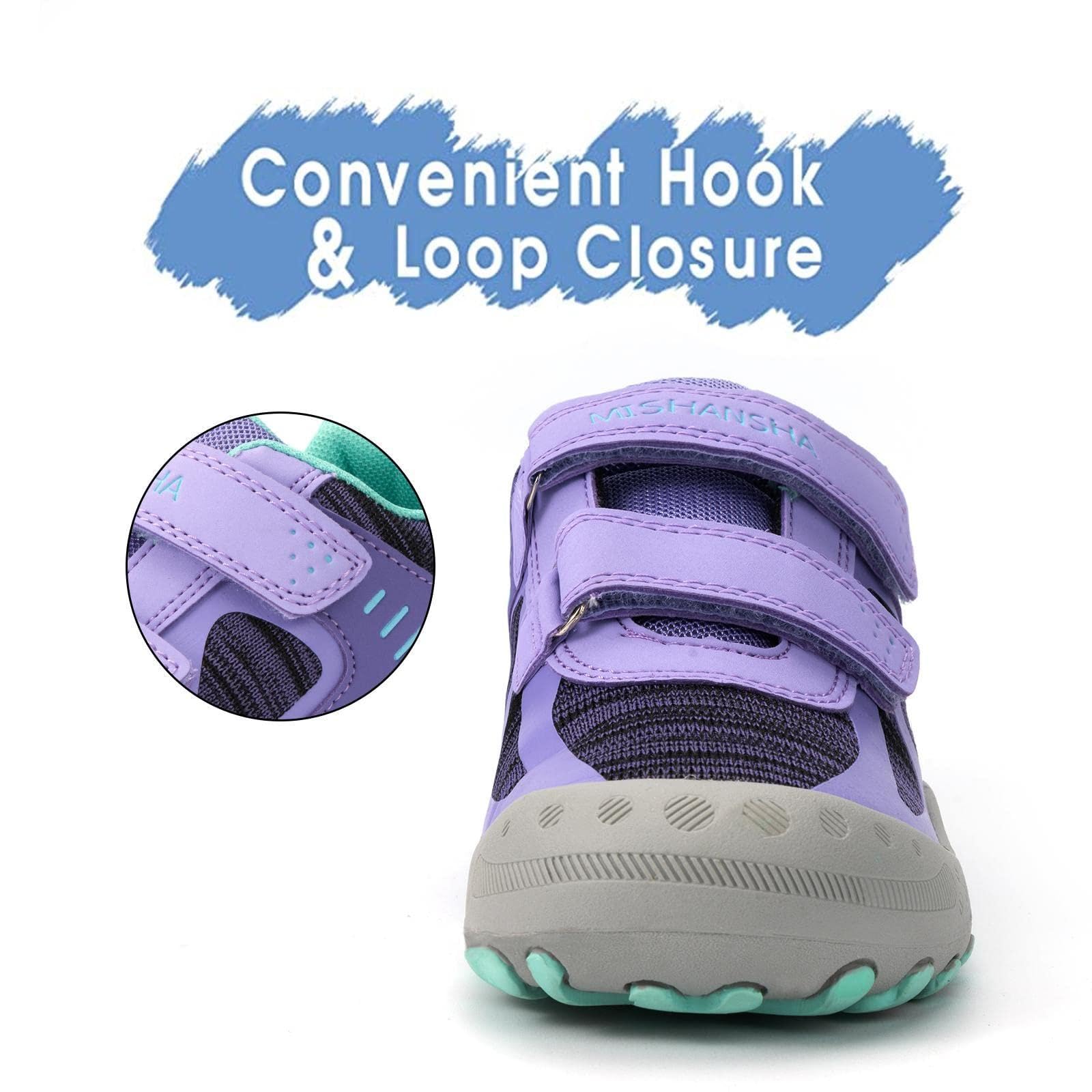 Mishansha Trekkingschuhe Kinder, Wanderschuhe Jungen Atmungsaktiv rutschfest Turnschuhe Mädchen Outdoor Sportschuhe