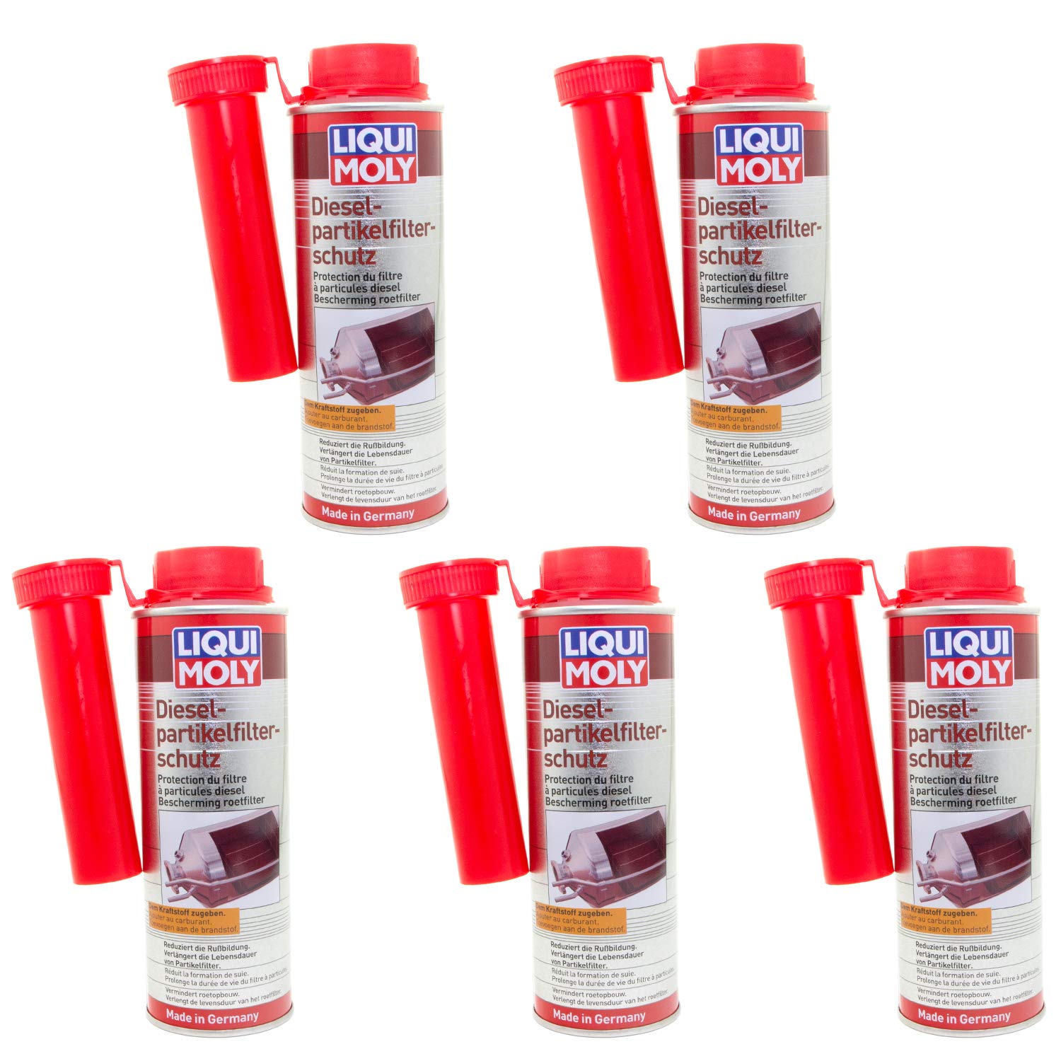 Dieselpartikelfilter DPF Diesel Partikel Filter Reiniger Schutz LIQUI MOLY 5148 5x 250 ml