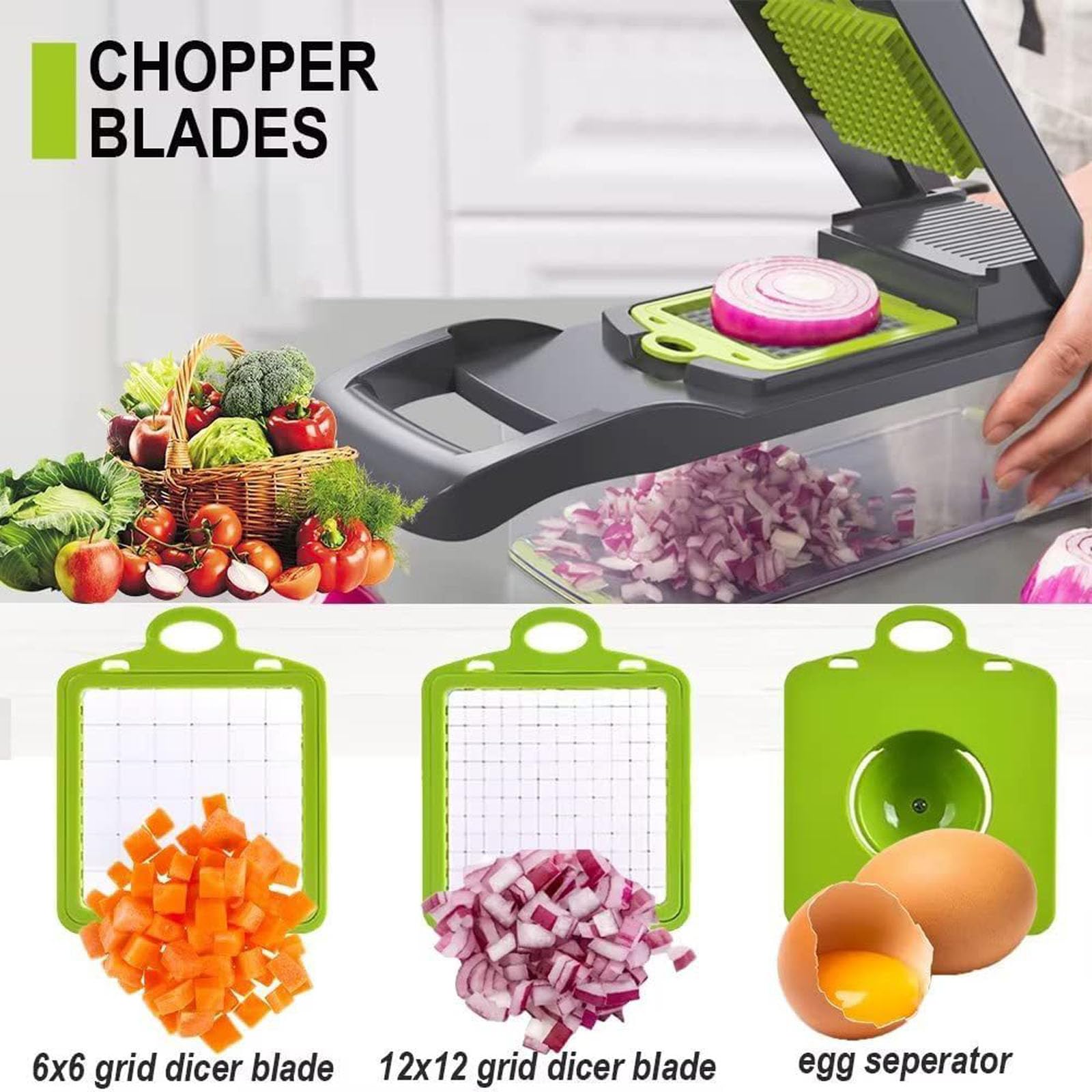 Mandolina de Cocina 15 in 1 Multifuncional Profesional Cortador de Verdura Picador de Verduras Manual Cortadora Manual Para Cortar Verduras en La Cocina