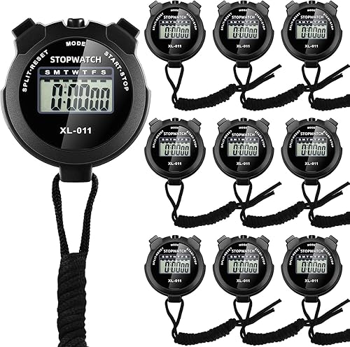 Miniatura 7 de Cronómetro digital de mano multifunción profesional cronógrafo electrónico deportivo cronómetro