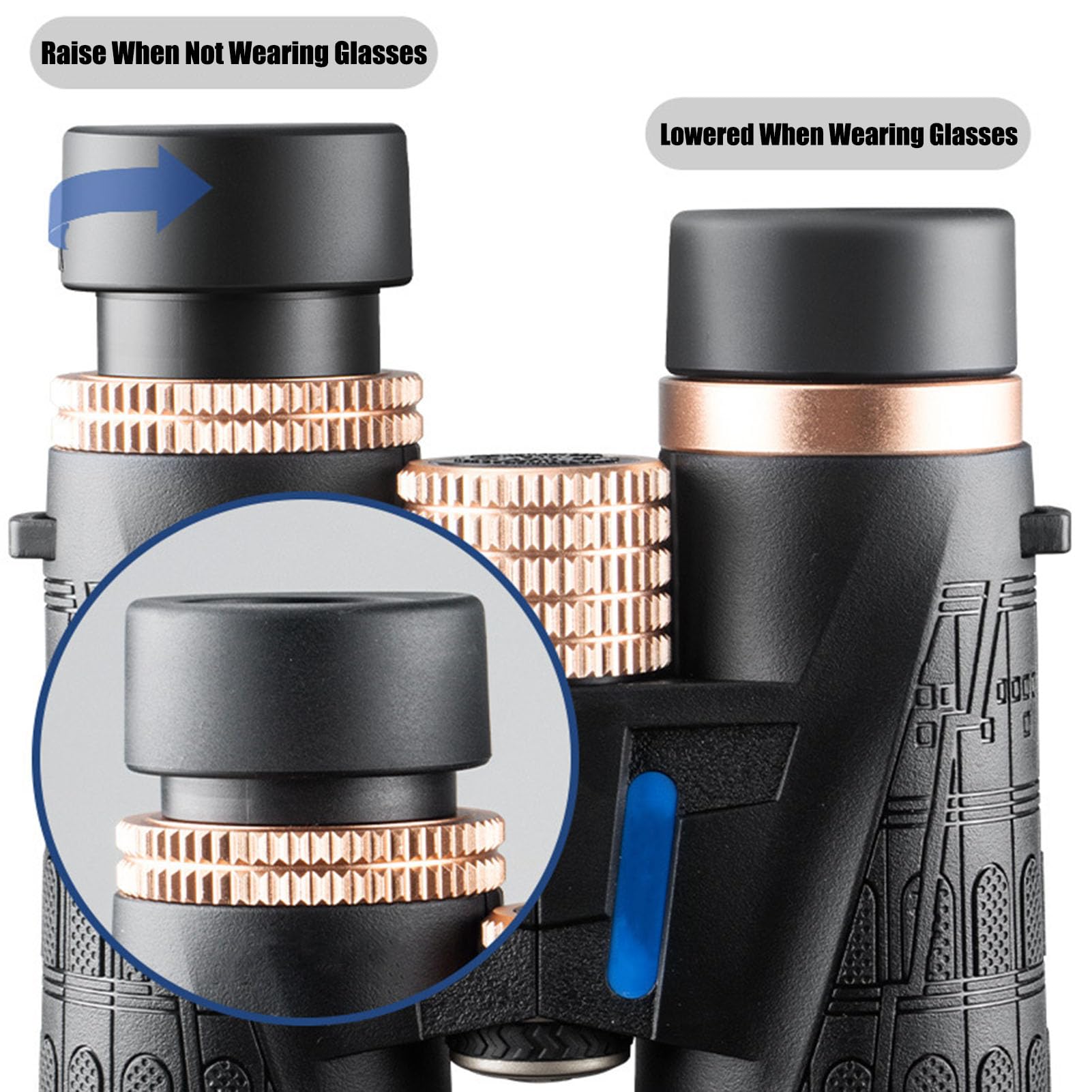 Binocolo Professionale 10x42,Binocolo Ad Alta Potenza,Binocolo Leggero,Binocolo Ad Alta Definizione Telescopio Pieghevole,per Uccelli Adulti Che Osservano Concerti di Caccia