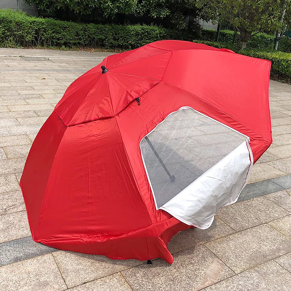 Parasol z Baldachimem Przeciwsłonecznym Wodoodporny Wędkarstwo Camping Wydarzenia na Plaży