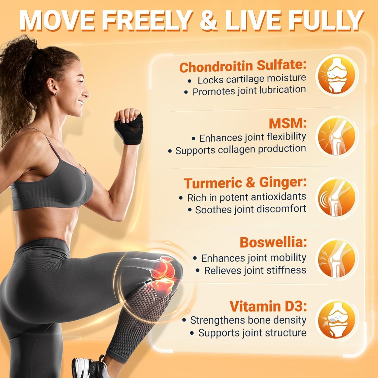 DRFOSTER Multi Collagen Peptides Powder for Women Men with MSM + CS & D3 - Type I, II, III, V, X Hydrolyzed Collagen with Vitamin C & Hyaluronic Acid for Skin Hair Nails & Joint, Non-GMO, 35 Servings - Image 3