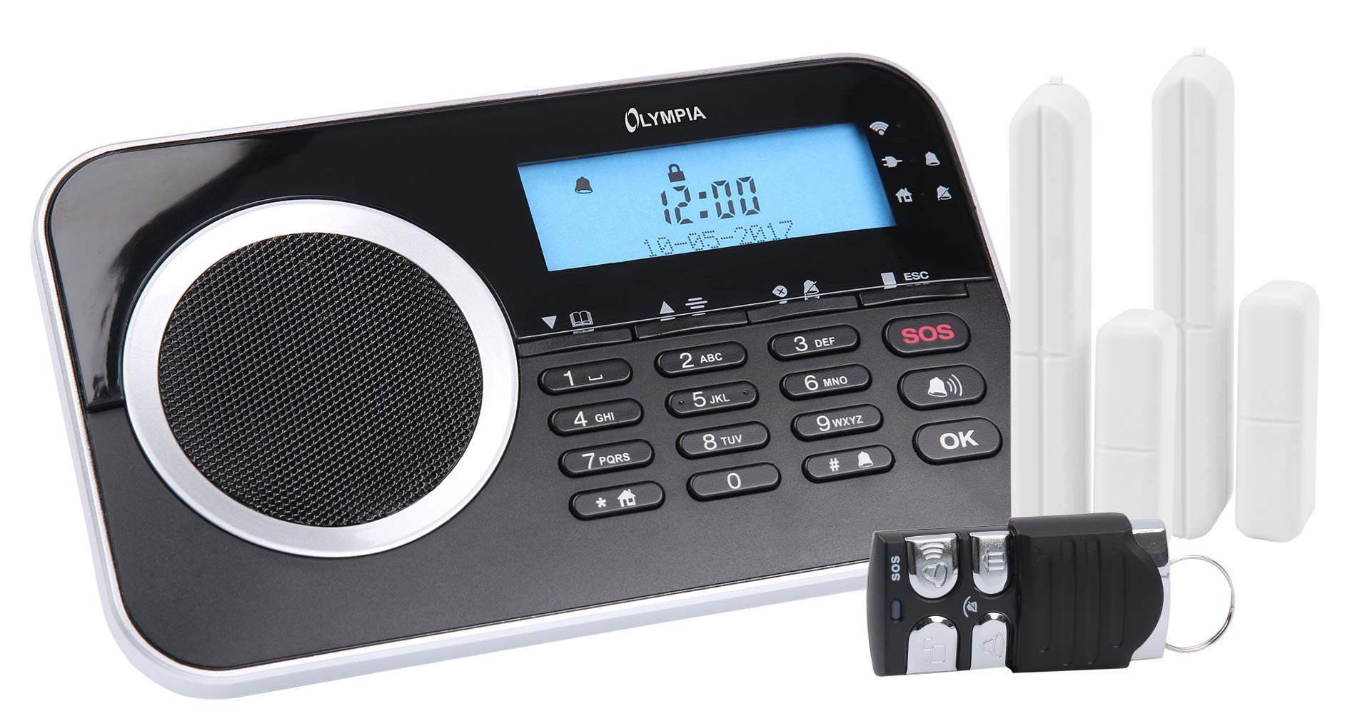 Olympia Black 6018 Alarm Systems Protect 9730