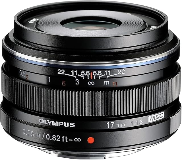 Olympus M.Zuiko EW-M1718 Obiektyw, Czarny, 17 mm