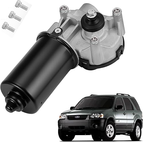 Motor de limpiaparabrisas E-Vniko Compatible con Escape 2001-2007 Ford F150 1997-2003, F250 Lincoln Mazda Mercury Taurus, Navigator Reemplaza el