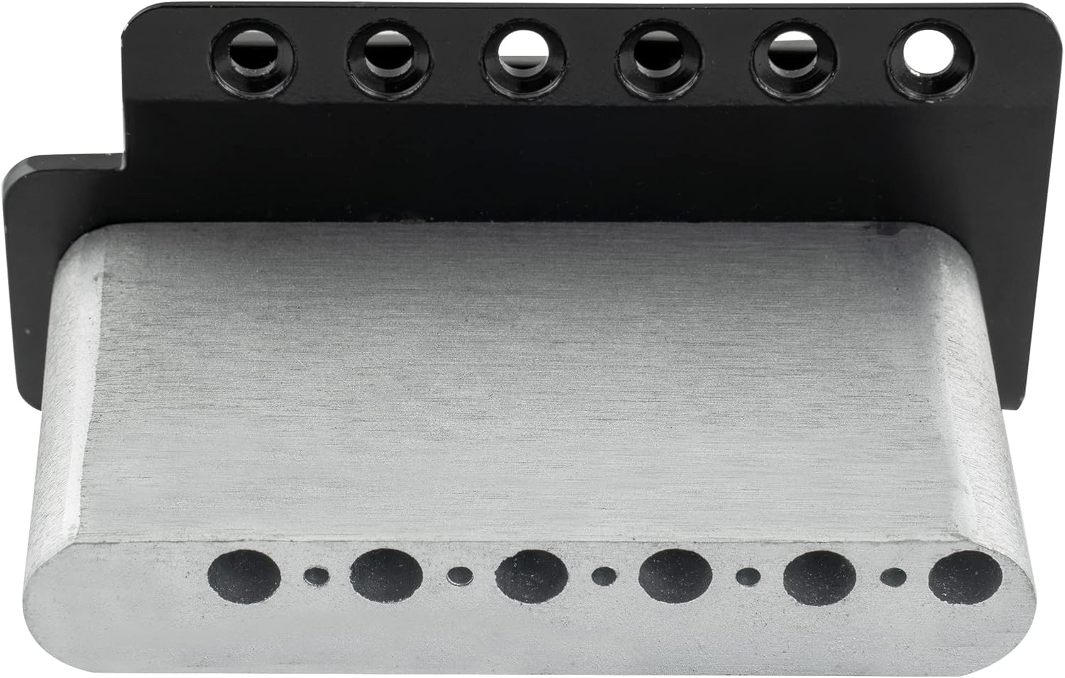 Wilkinson M Series 52.5mm 6-Screw Vintage Guitar Tremolo Bridge with 36mm Block for Squier/Mexico Fender Strat Style Electric Guitar, Black