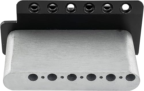 Miniatura 5 de Puente de trémolo vintage Wilkinson Serie M de 52.5mm con 6 tornillos para guitarra eléctrica estilo Squier/Mexico Fender Strat, negro