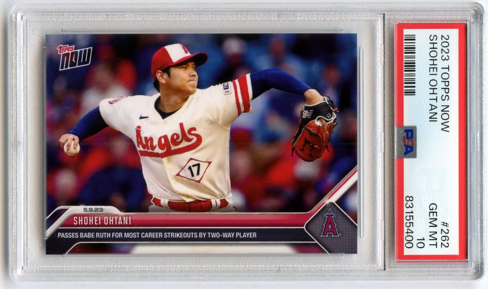 大谷翔平 ベーブ・ルース カード 2018 Topps Now Moment of the Week 