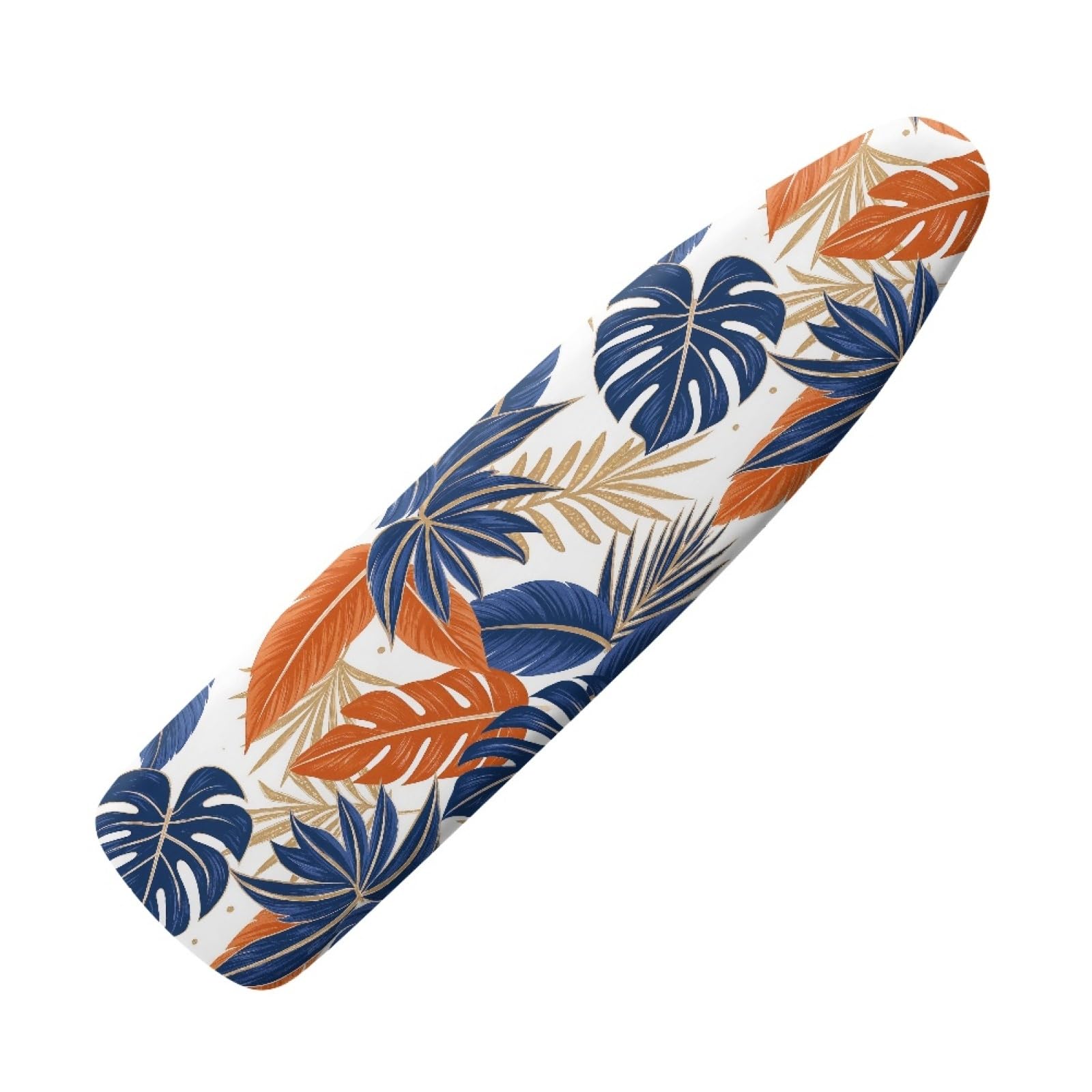 Elasticated Ironing Board Covers 125 X 45 Orange Blue Universal iron board covers and Padding,Adjustable Fastener,Durable,Washable,Easy to Install,Slip-resistant and heat-resistan
