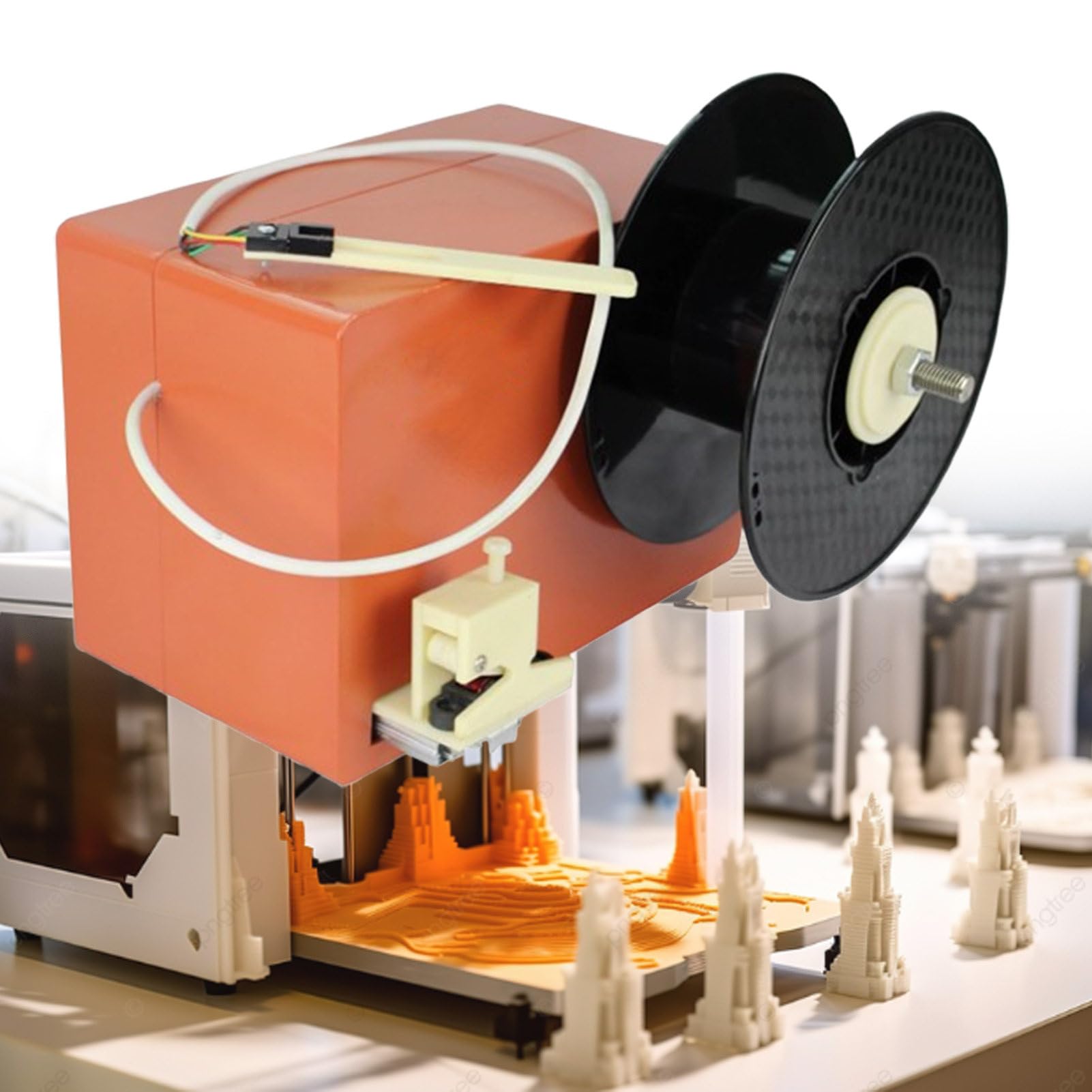 Estrusore per filamenti a doppio diametro per stampa 3D fai da te, velocità regolabile, compatibile con più materiali