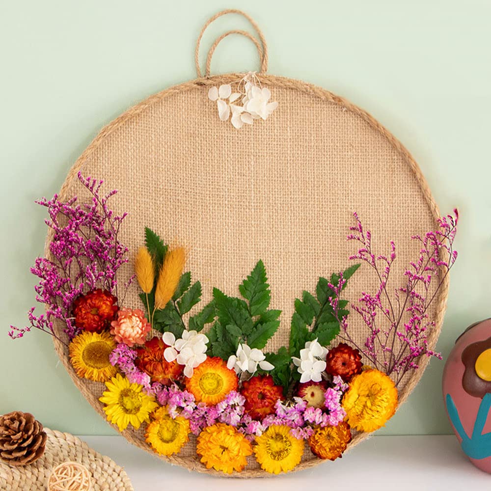 Mini Dried Pressed Flowers,Flower Press Kit with Frame,Flower Crafts