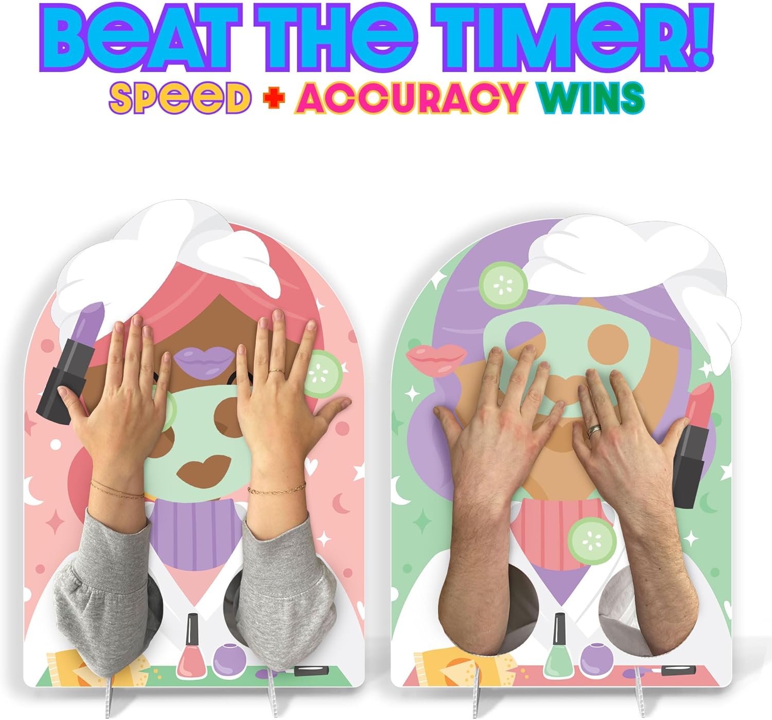 Big Dot of Happiness Pizza Party Time - Baby Shower or Birthday Activity - 2 Player Build-A-Face Party Game