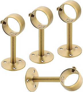 4PCS Adjustable Curtain Rod Holders