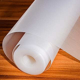 Shelf and Drawer Liner for Kitchen Cabinet, Non-Adhesive 12in x 240in Waterproof Durable Thickened EVA Material Easy-to-Cut Contact Paper Non Slip Mat for Refrigerator, Cupboard, Dresser