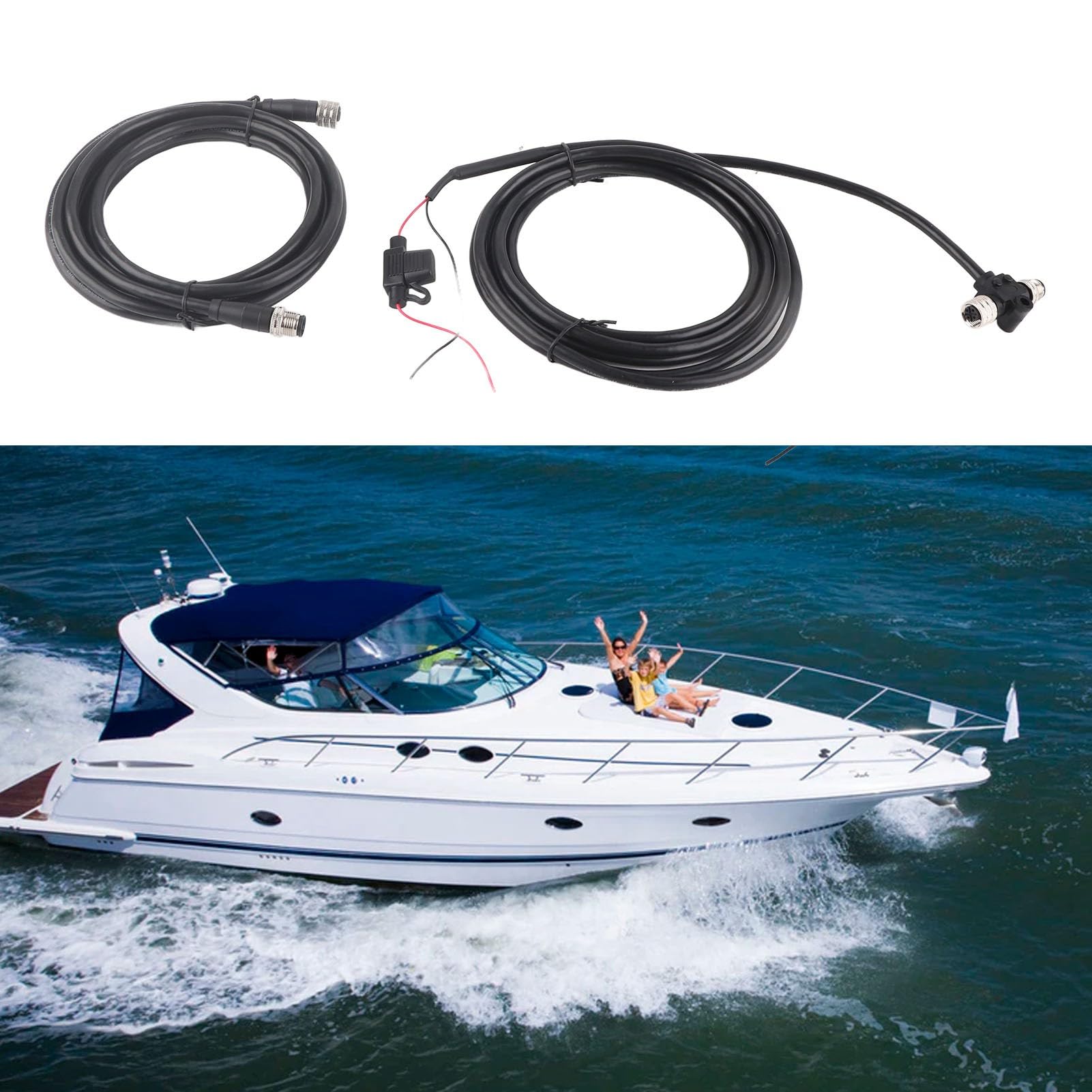 Kit De Démarrage NMEA2000 Pour Bateau - Fiche T, Câble 3m, Résistances, Adaptateur 3 Ports étanche IP67