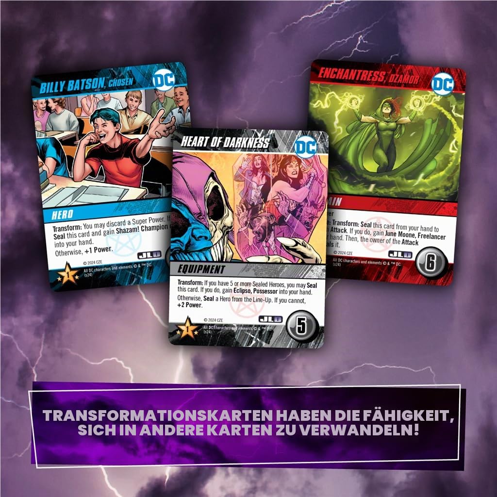DC Cryptozoic Deck-Building Game Justice League Dark – Kartenspiel mit Deckbau – Für Strategiefans und Comicliebhaber – 2–4 Spieler | 60 Minuten | Ab 15 Jahren – Englisch