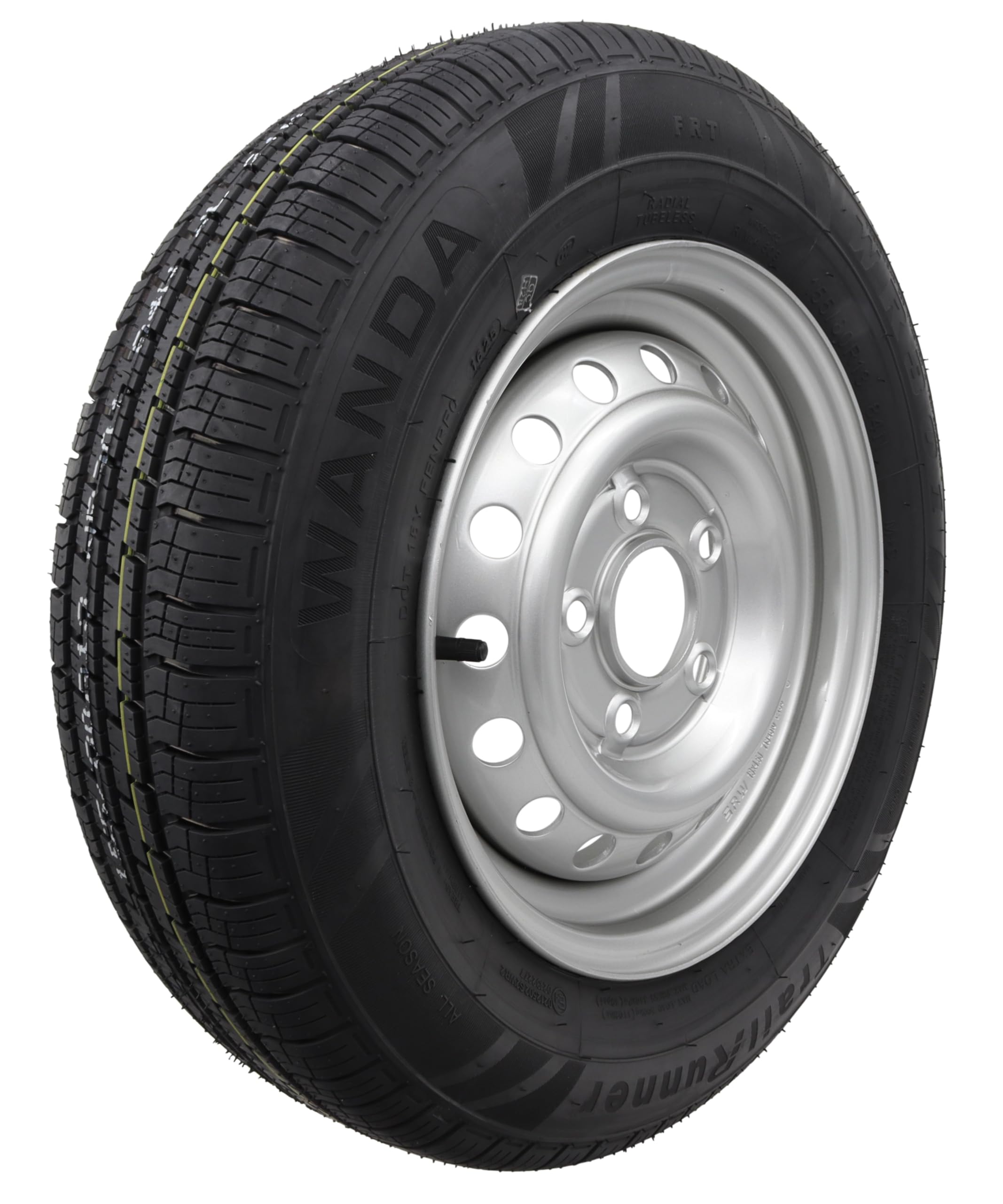 Komplettrad 155/80R13 84N 112x5, !! 5 LOCH !!155 R 13 PKW Anhänger 4,5 Jx13 Reifen Anhängerrad