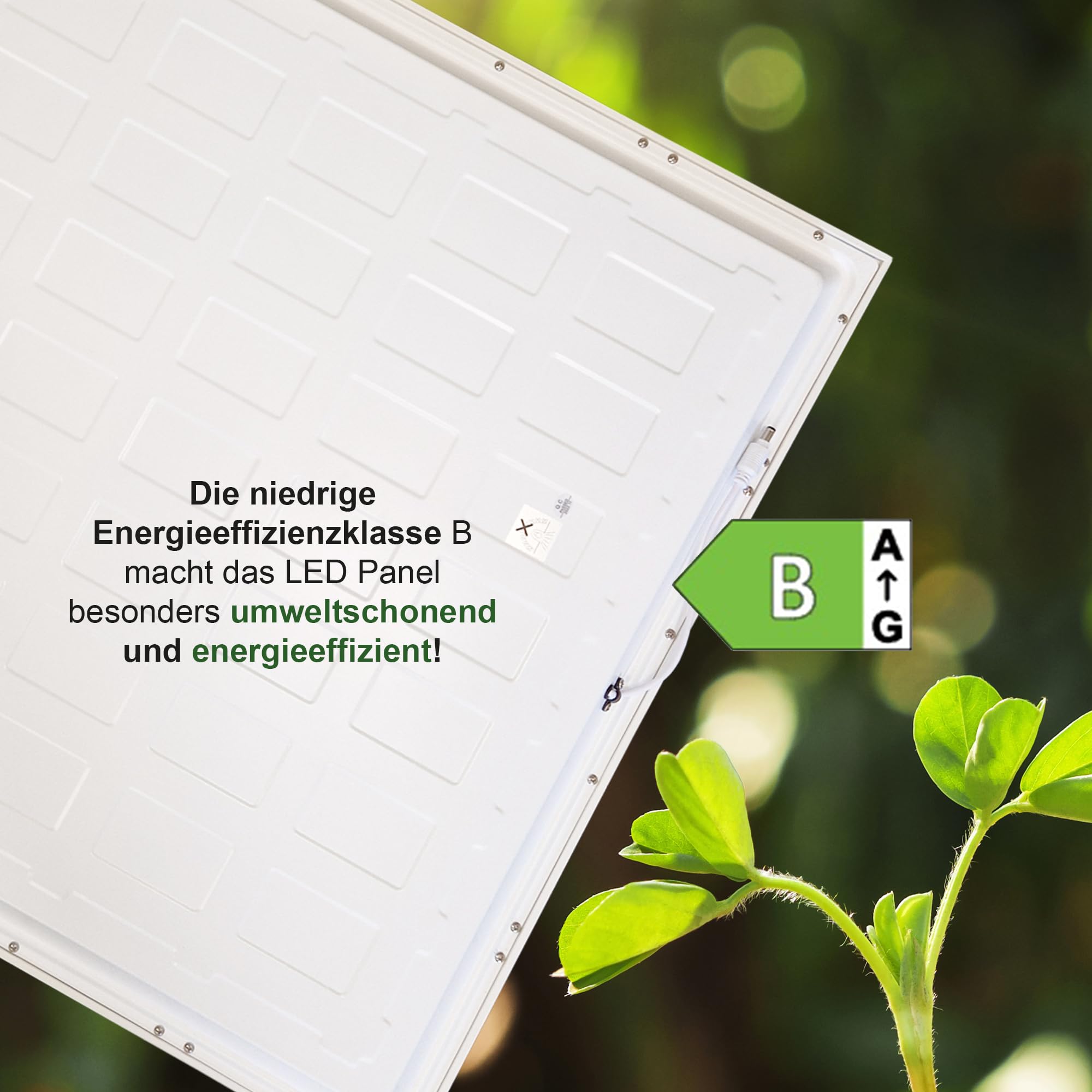 LED Panelleuchte 62x62cm 7000lm 45W 4000K (inkl.Treiber) | Einlegeleuchte, Rasterdeckenleuchte, Neutralweiß, Büroleuchte, Deckenlampe