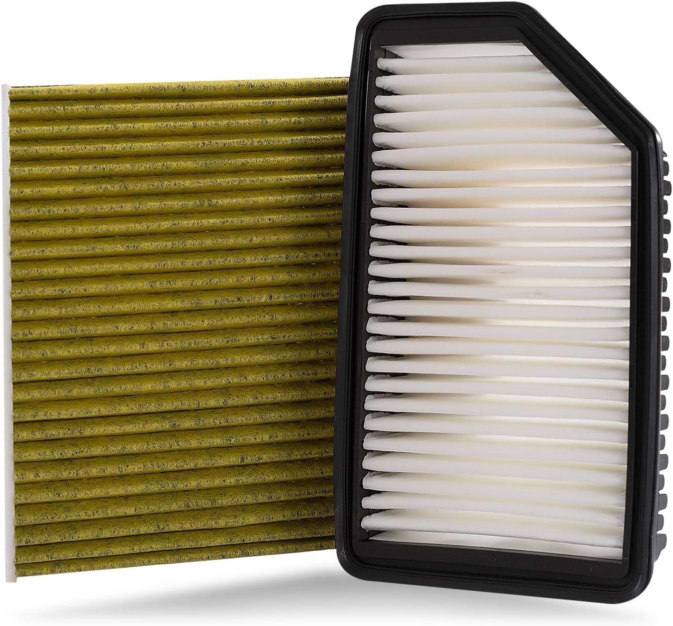 Engine & Cabin Air Filter Set for Hyundai 1.6L L4-Accent Veloster (2012 2013 2014 2015 2016 2017) Replace: 28113-1R100 WA9772 97133-2E210 CA11206 CF10709