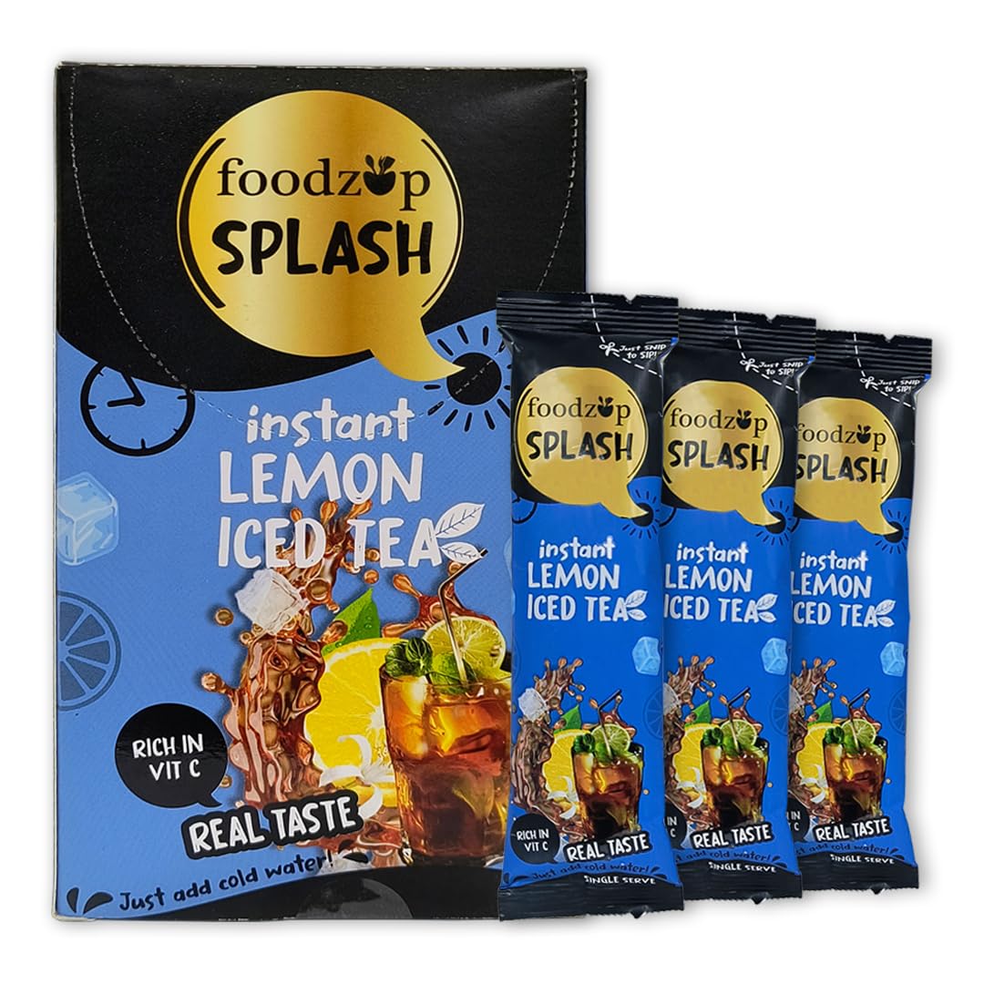Foodzup Splash Lemon Ice Tea, Ice Tea, Beat The Heat, Refresh and energise,16 gm x 30 sachets (B0BWS2FXWL) Amazon Price History, Amazon Price Tracker