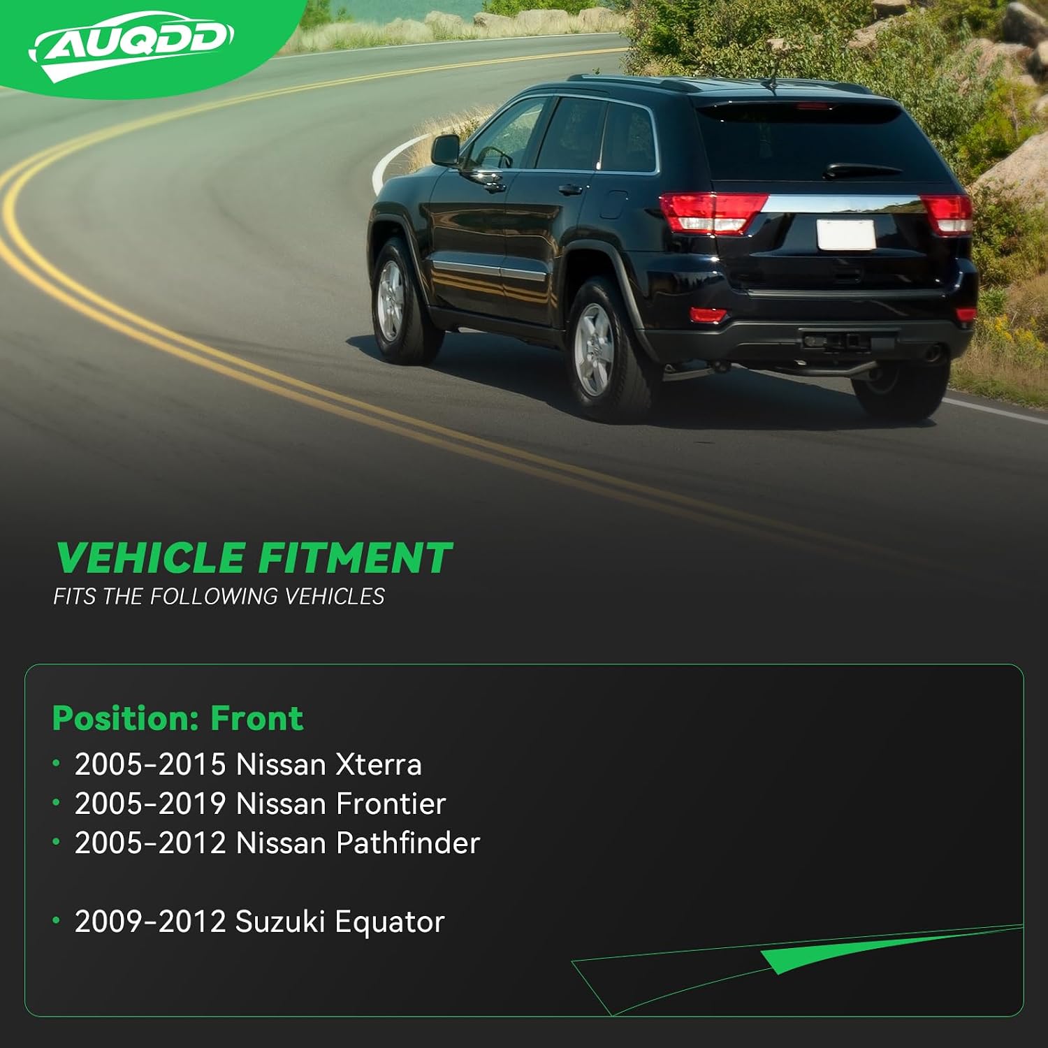 AUQDD K80470 K80471 Front Sway Bar Stabilizer Link Compatible With 2005-2019 Nis-san Frontier,05-12 Pathfinder,05-15 Xterra /2009-2012 Suz-uki Equator