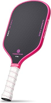 V7 Pro Pickleball Paddle 3K Raw Carbon Fiber Pickle Ball Paddles with 16mm Polypropylene Core, 3D PulseGrip Handle, Pickleball Rackets Ideal for All Skill Levels