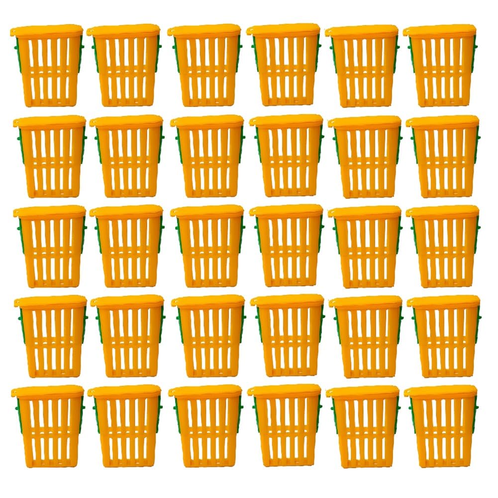 Littimoon New Queen Bee Cage Beekeeper Plastic Bee Isolator Clip Beekeeper Breeding Tools for Indoor & Outdoor Use