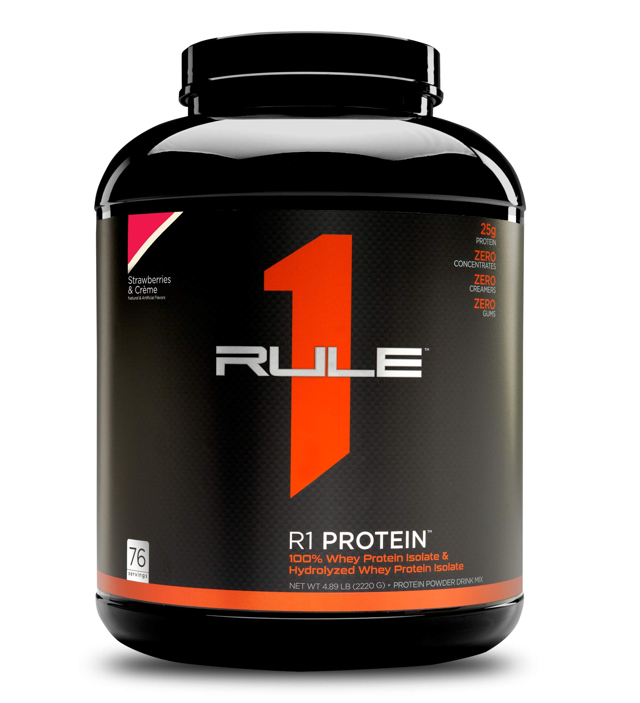R1 Protein,76 Servings, Strawberries and Crème