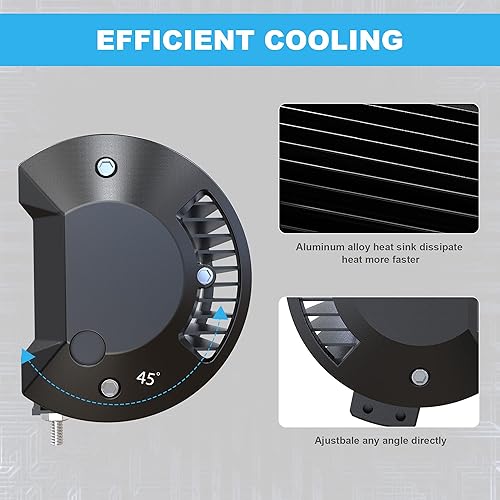 Miniatura 4 de ASLONG 4 unidades de 4 pulgadas de color blancoamarillo ámbar LED Cápsulas de luz de triple fila de punto de inundación Combo de barra LED Offroad