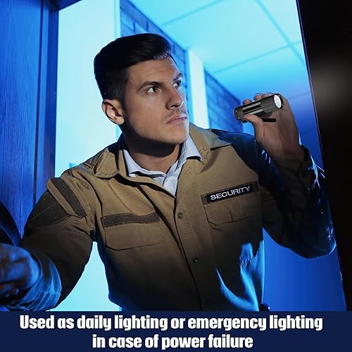 Miniatura 5 de VIHOSE 32 mini linternas a granel, luz flash de mano de aluminio brillante con cordón, pequeñas linternas LED para niños lectura nocturna de