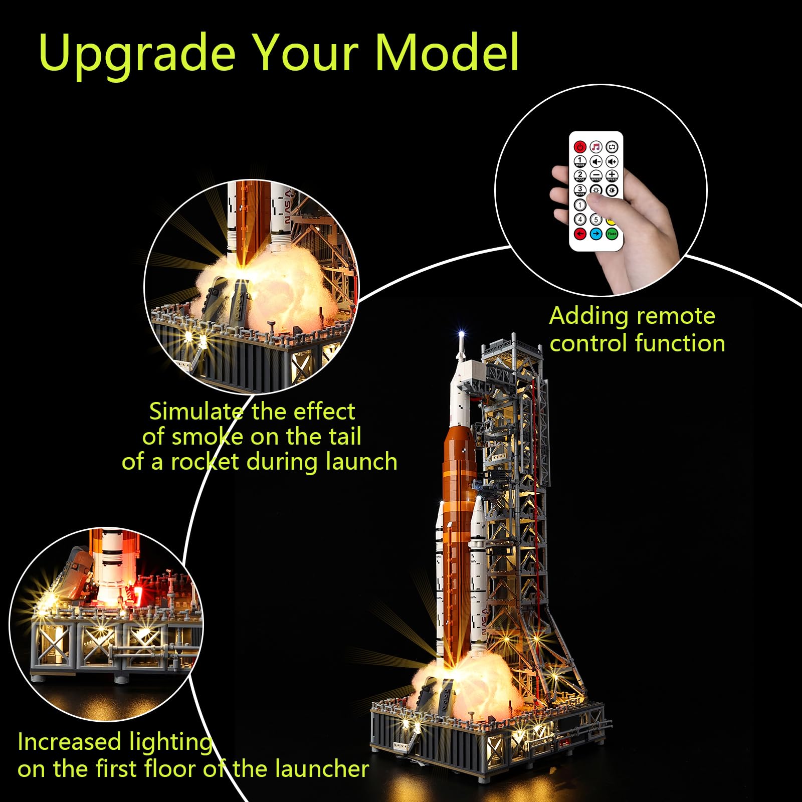 Amazon.co.jp: Lego10341互換、Kyglaring LEDライトキット レゴ NASA