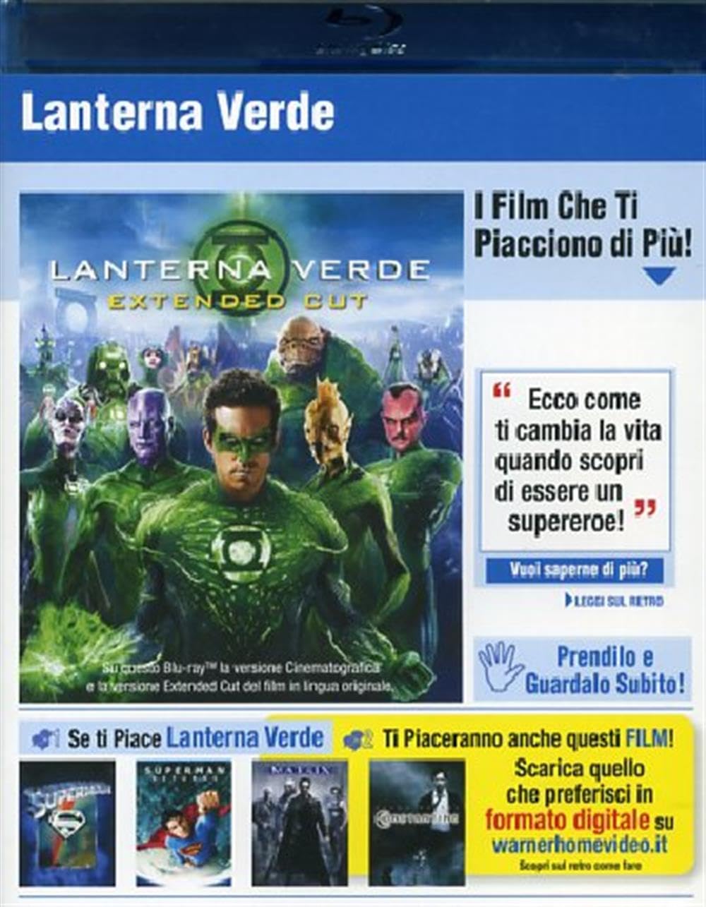 Linterna Verde Blu-ray Versión Extendida que Resuelve los Cortes de la Película Original
