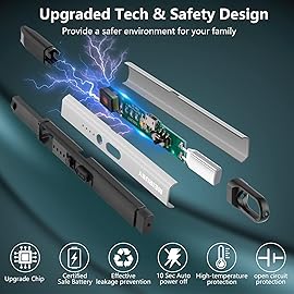 MEIRUBY Electric Candle Lighter (USB Rechargeable Arc Windproof Flameless ), Mothers Day Gifts for Women Mom Nana Wife Sister Nana Men Dad Boyfriend