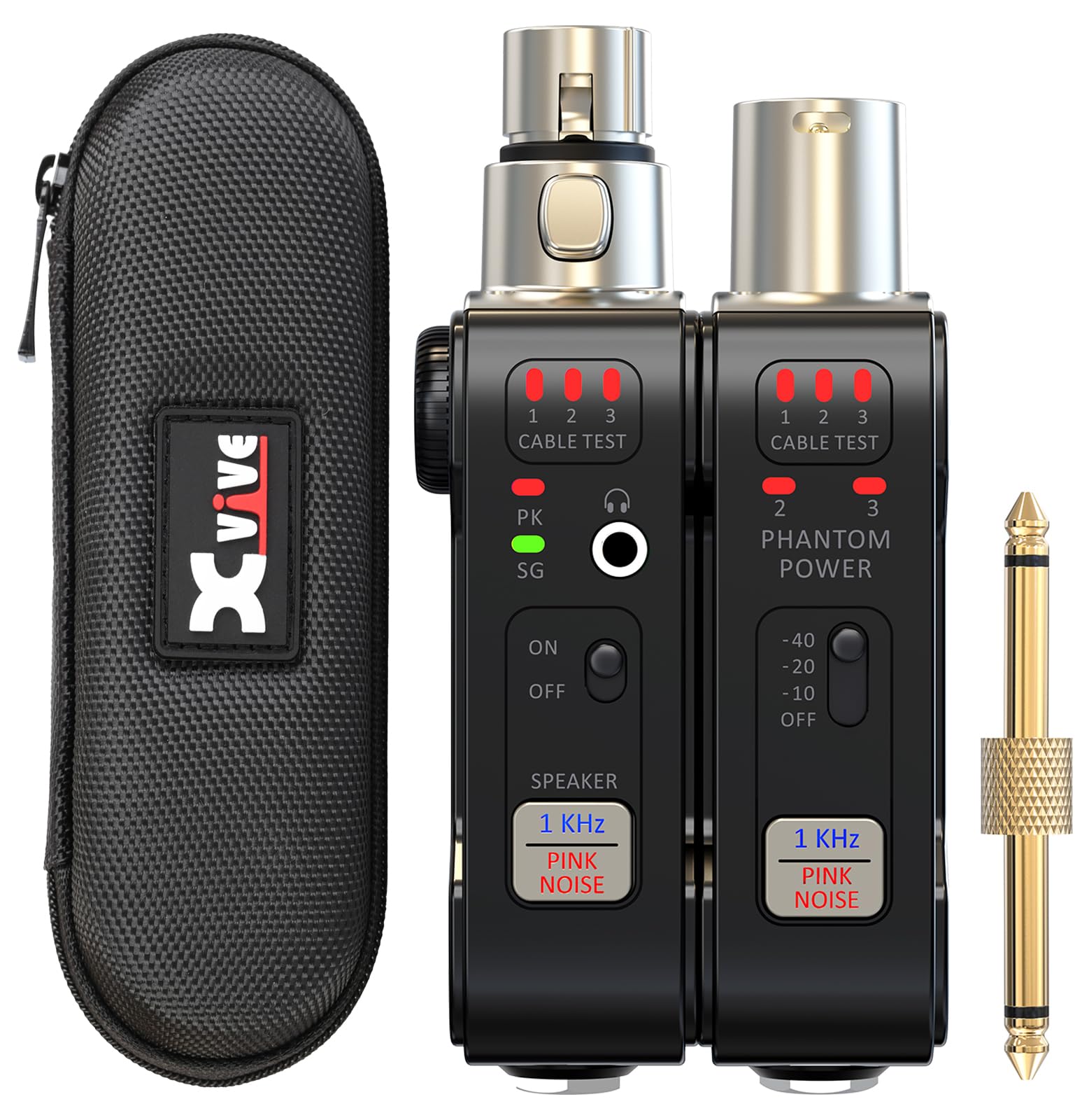 Xvive AT-3 Audio Tester Ultra - Professional Split-Design XLR Audio Tester for Live Sound, Studio Recording & Stage Performance-picture-30