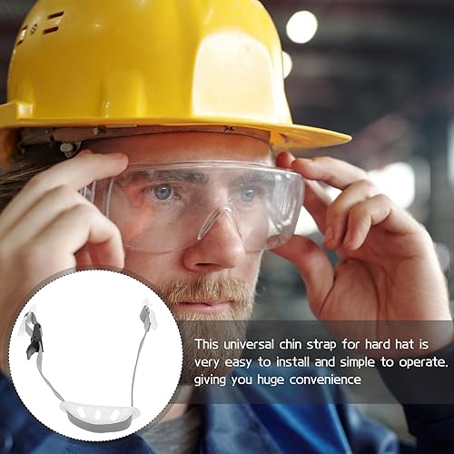 Miniatura 6 de Veemoon Correa de barbilla para casco, correa de barbilla universal para casco ajustable, herramientas profesionales con pernos y tornillos