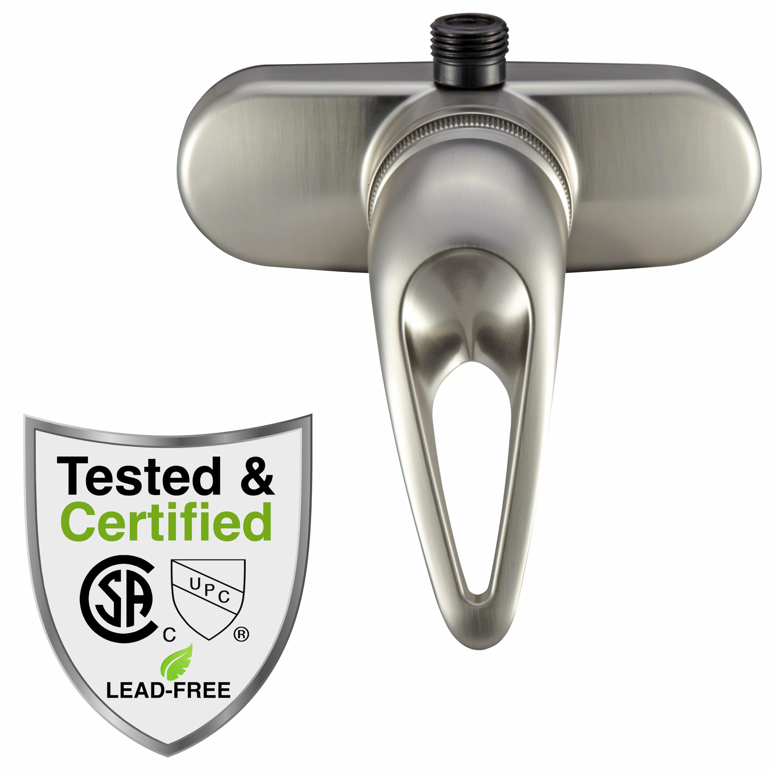 Válvula desviadora para grifo de ducha de una sola palanca Dura Faucet para vehículos recreativos - Para: vehículos recreativos, casas rodantes, quinta rueda, remolcables (níquel satinado cepillado)
