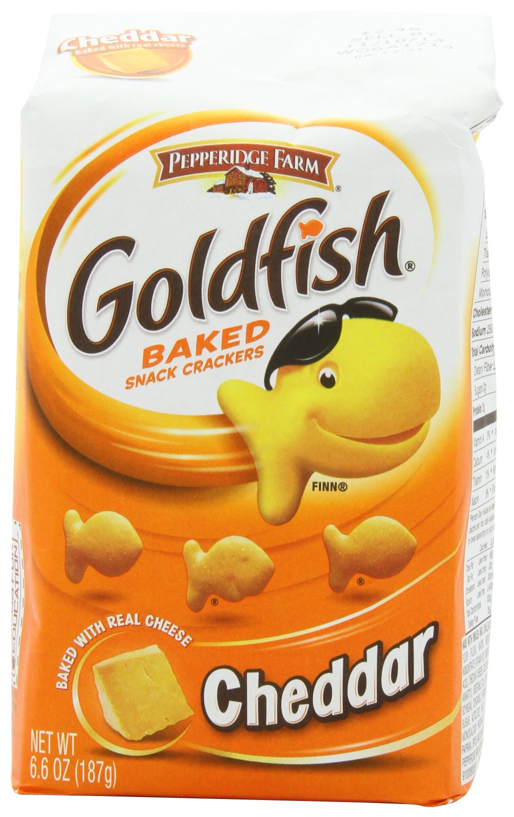 Pepperidge Farm Goldfish, queso cheddar, 6.5 onzas (paquete de 8)