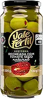 Azeitona Verde em Conserva com Recheio de Tomate Seco Vale Fértil Vidro 130g