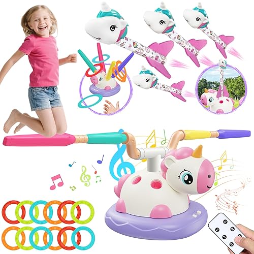 Licorne Jeu d'Extérieur 3 en 1 pour Enfants - Jeu