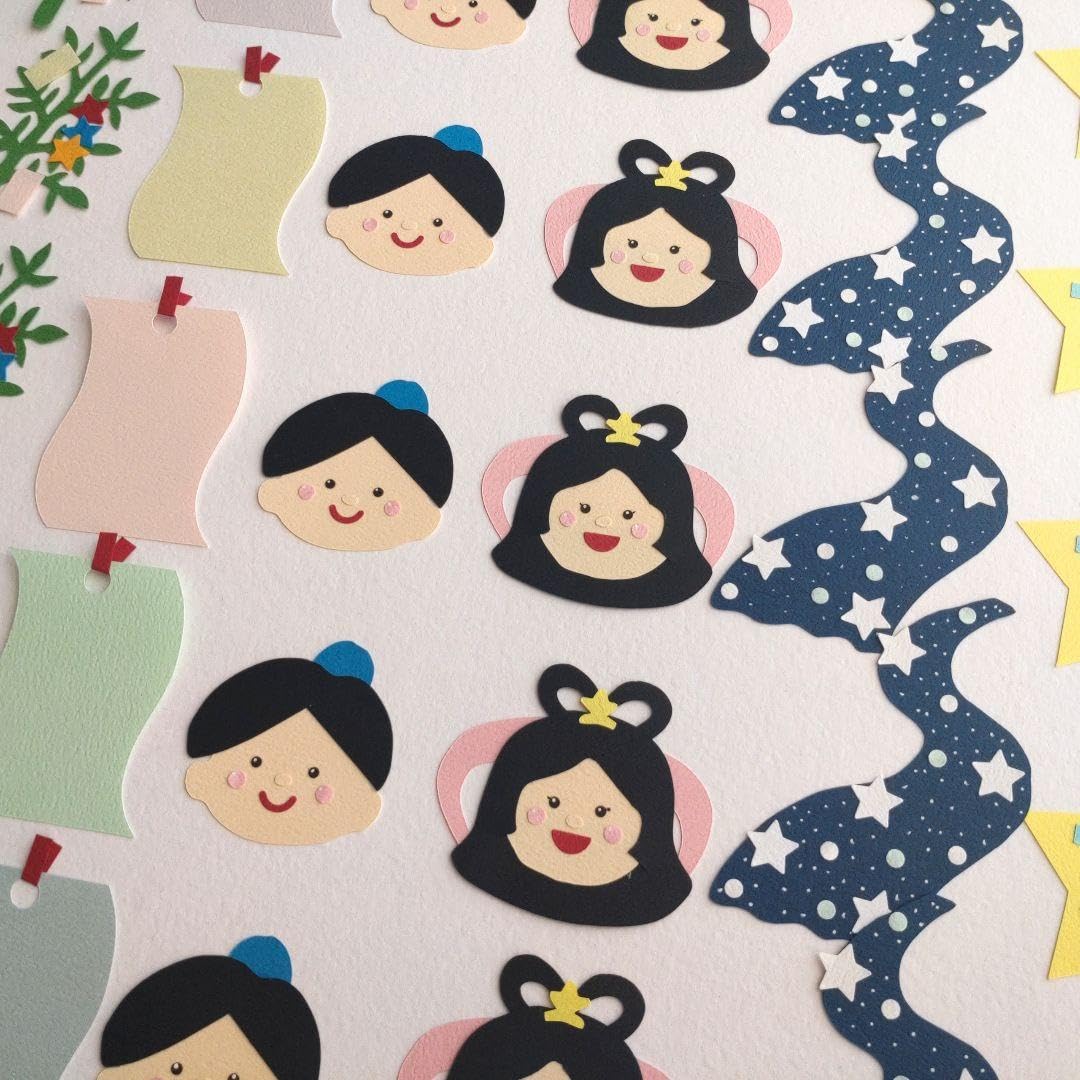 Amazon.co.jp: アルバムクラフト七夕たくさんセットクラフトパンチ