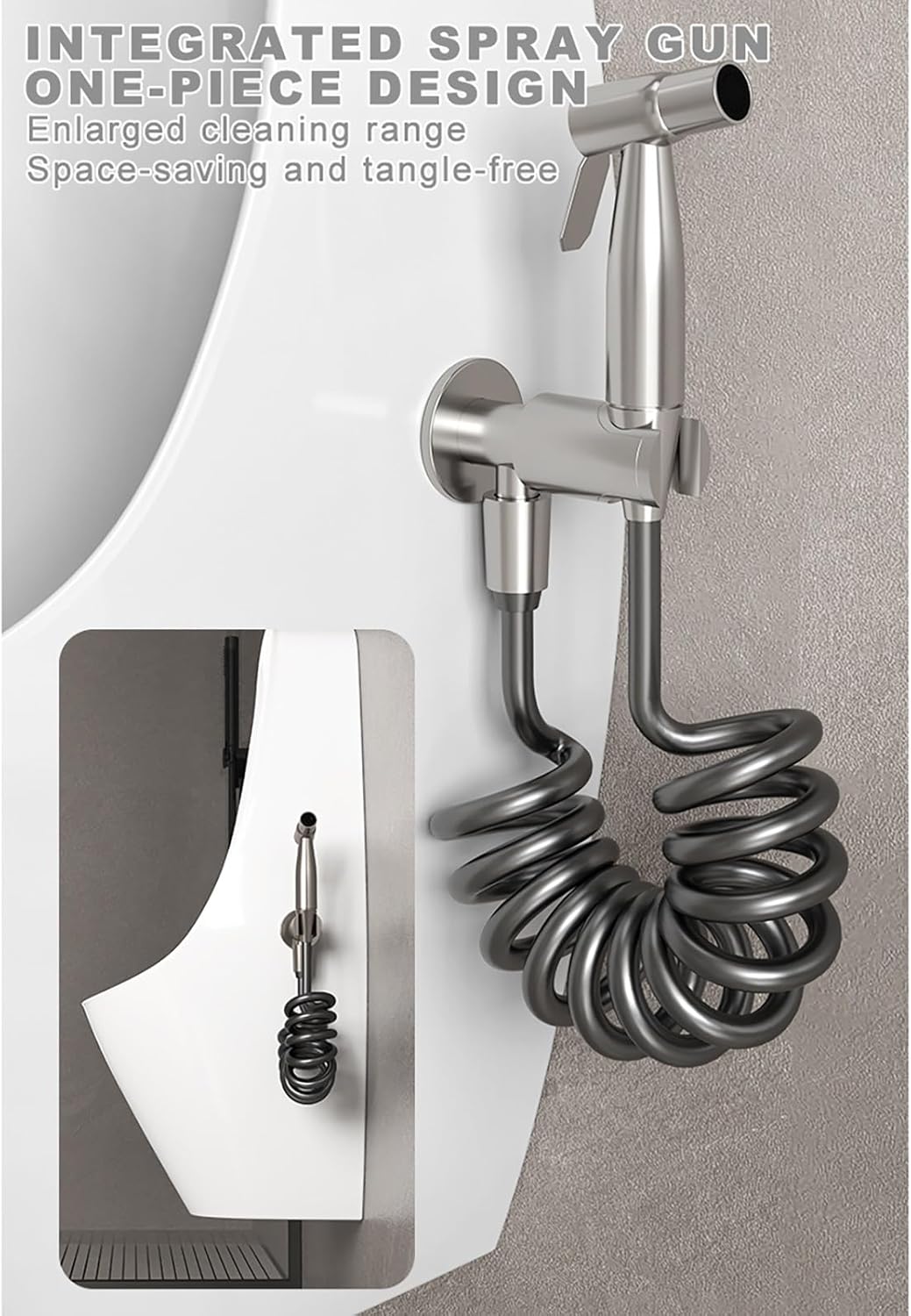 Urinals for Men Spill Proof,Wall Mounted Commercial Adult Urinal,Spray Head Intelligent Sensor Flush Low,for Restrooms.(28x35x66cm/11x13.8x25.98in)