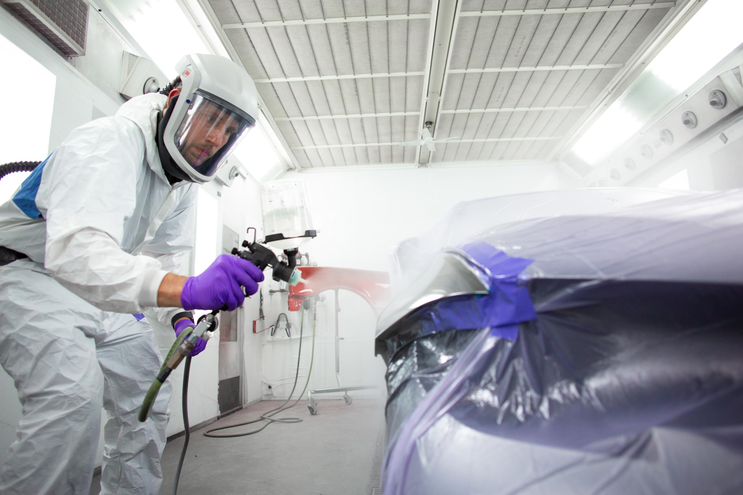 3M Lackier-Starter-Paket Performance Spray Gun 26778, PPS 2.0, 15 HVLP-Düsen, Autolackierung