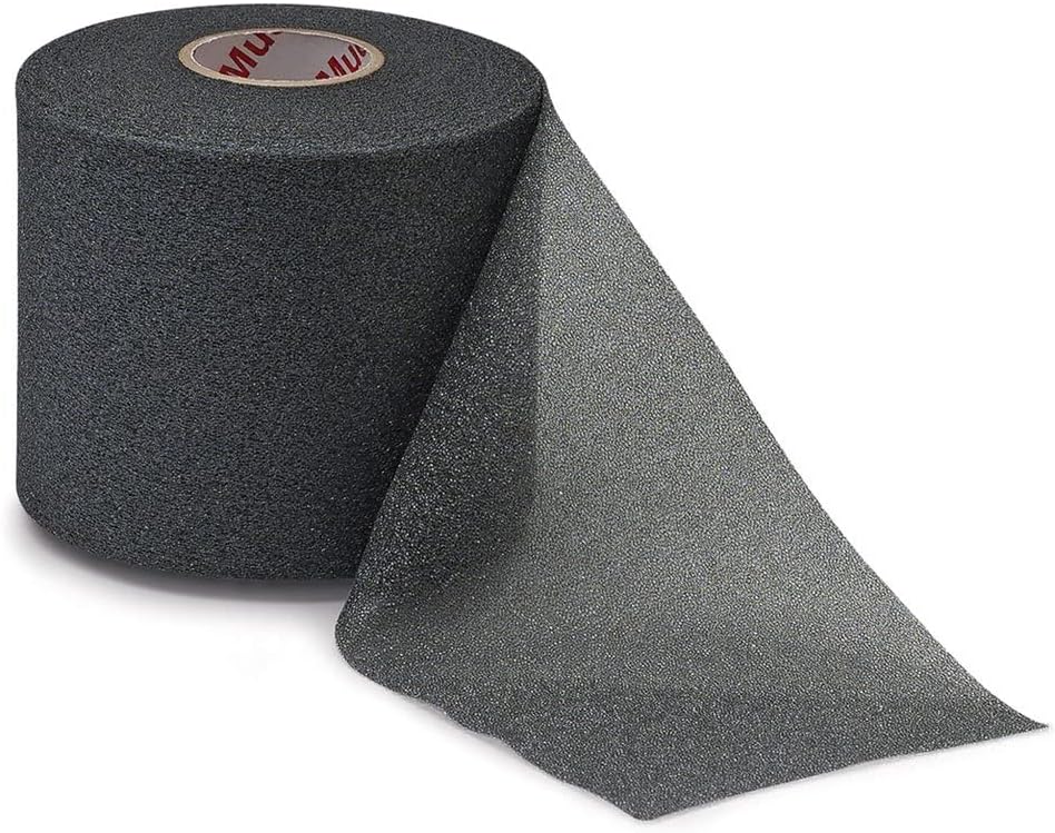 MWrap Underwrap Roll – Black – 6.9cm x 27.4m – Multipurpose Athletic Pre Wrap for Taping, Football Shin Pads, Hair Hold & Cold Pack Support – Blister & Friction Protection – Prewrap Foam