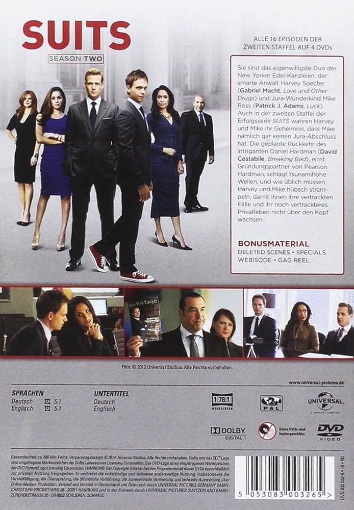 (未使用･未開封品)　Suits: Season Two/ [DVD] [Import] 60wa65s Amazon.com: Suits - Season 2: 5053083003258: Drogin, Ethan