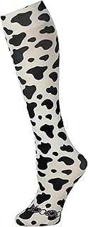 Hocsocx How Now Cow Performance Liner Socks Moisture Wicking Protection for Field Hockey Soccer Ski Horseback Riding | Medium